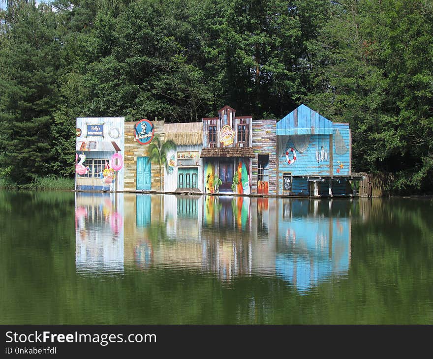 Reflection, Water, Waterway, Nature