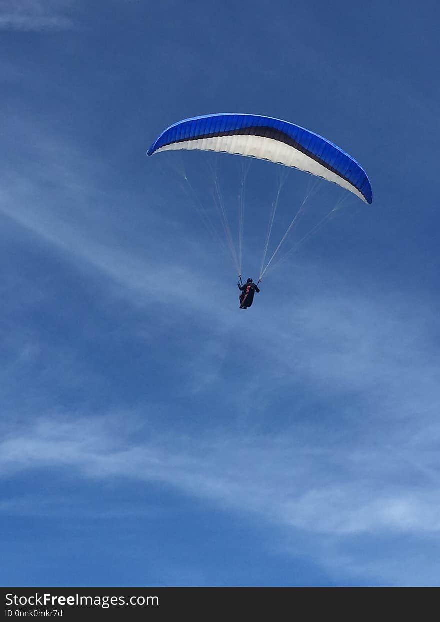 Paragliding, Air Sports, Sky, Parachuting