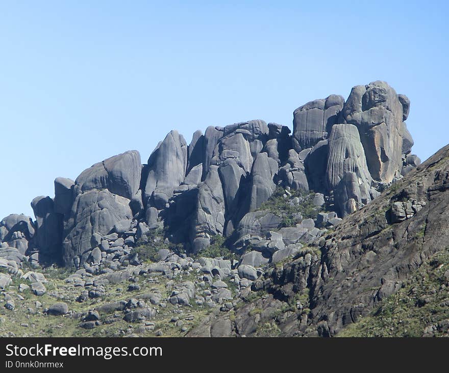 Rock, Mountainous Landforms, Mountain, Badlands