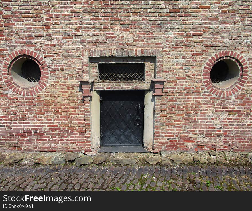 Brickwork, Brick, Wall, Arch