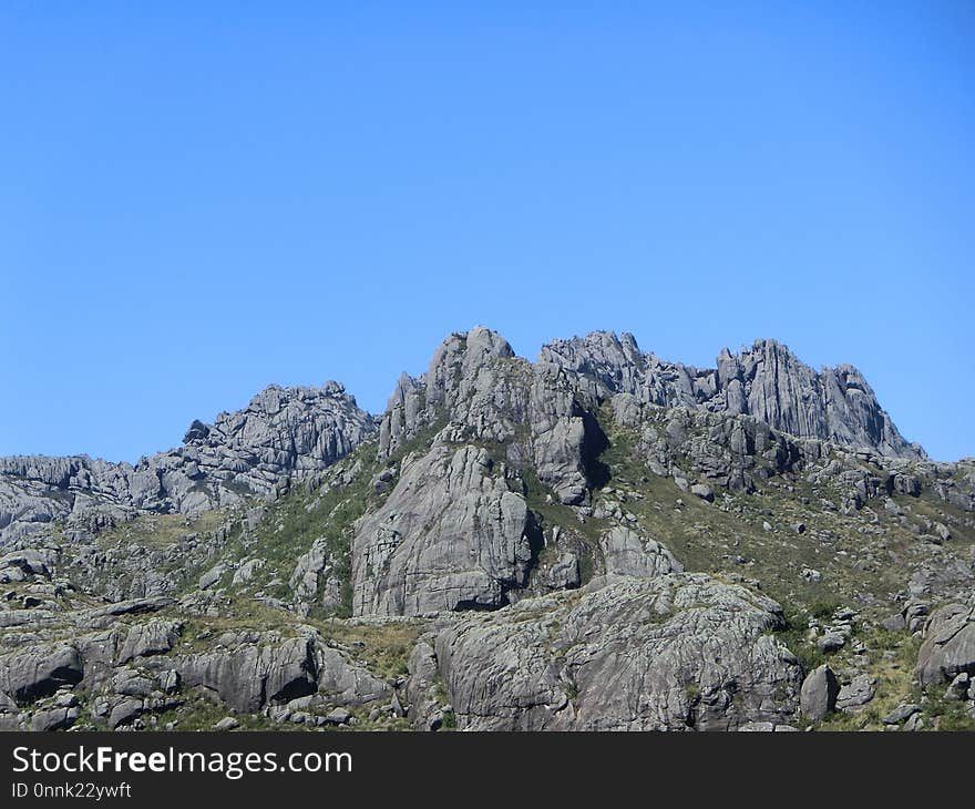 Mountain, Mountainous Landforms, Ridge, Rock