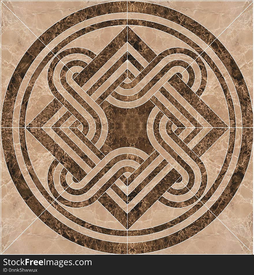 Pattern, Circle, Labyrinth, Font