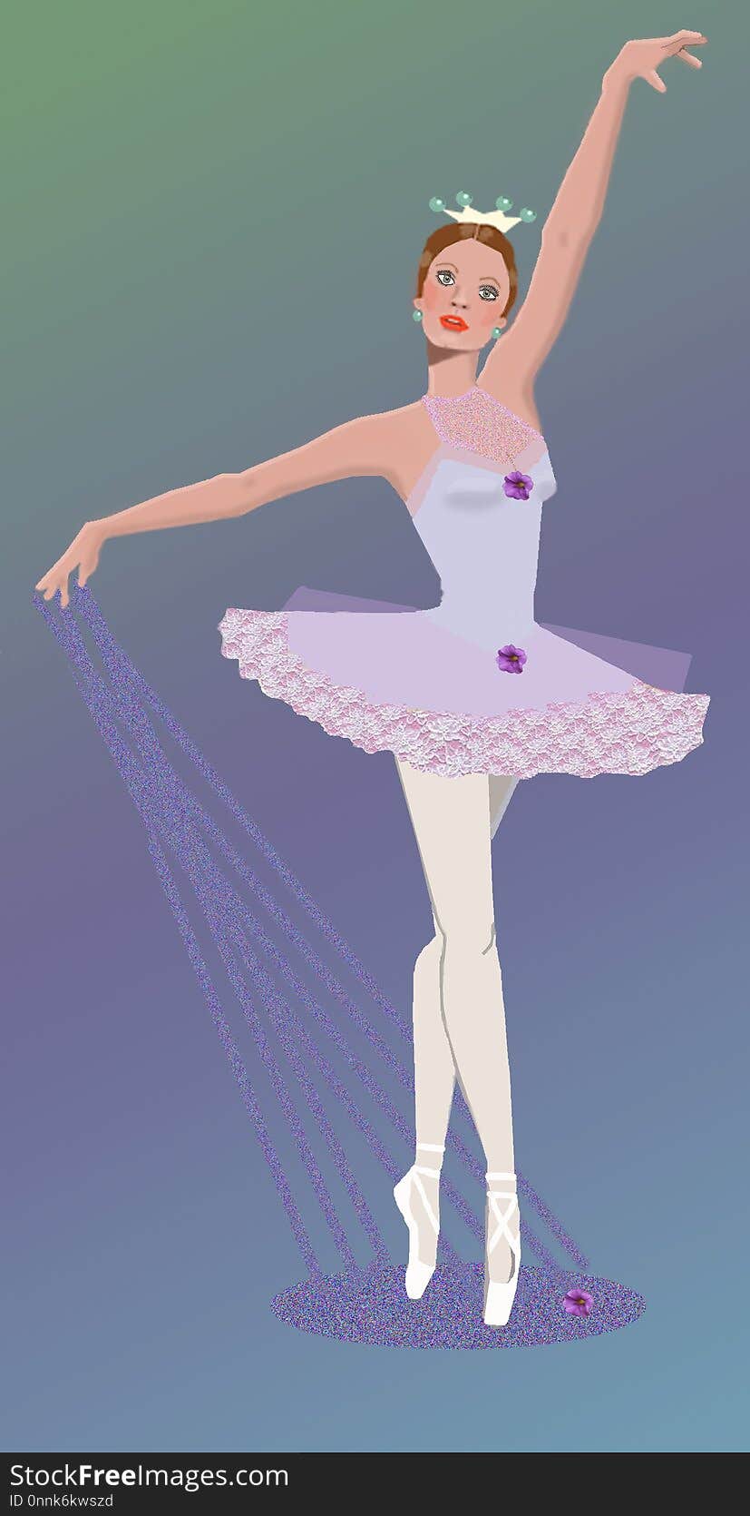 Dancer, Ballet Tutu, Purple, Ballet