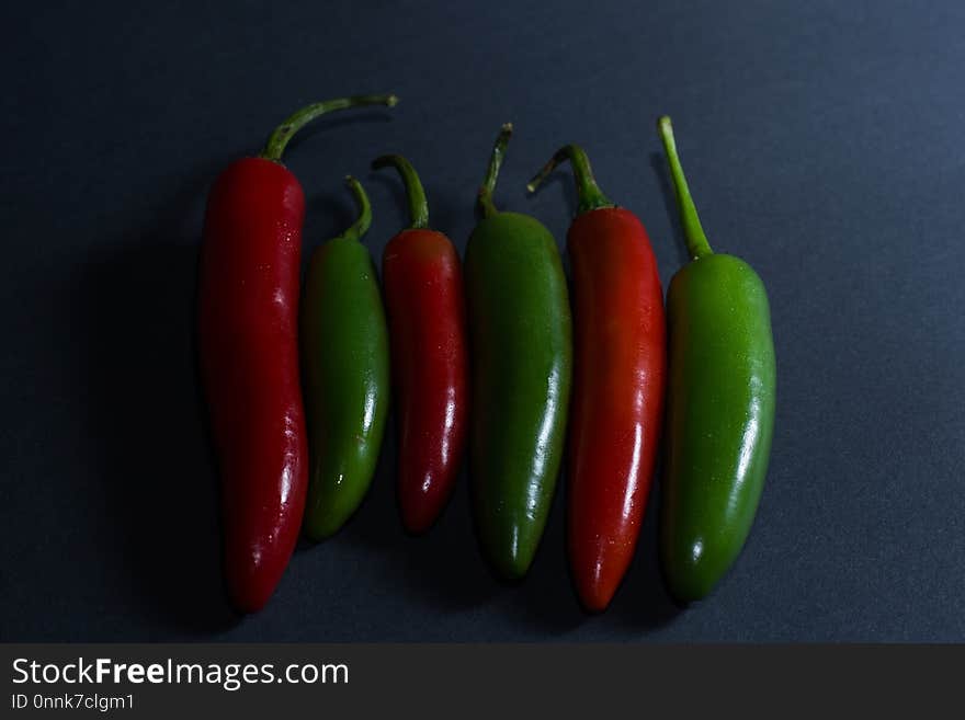 Vegetable, Chili Pepper, Serrano Pepper, Bird's Eye Chili