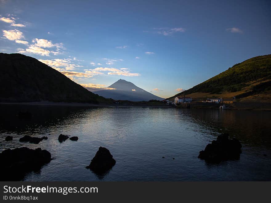 Reflection, Nature, Loch, Sky