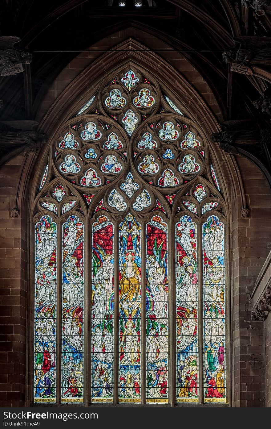 Stained Glass, Glass, Chapel, Gothic Architecture