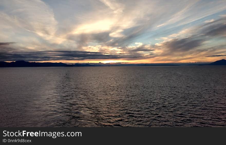 Sky, Horizon, Loch, Waterway