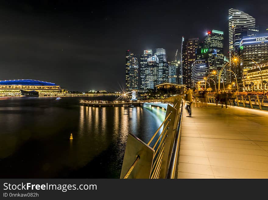 Metropolitan Area, Cityscape, Reflection, City