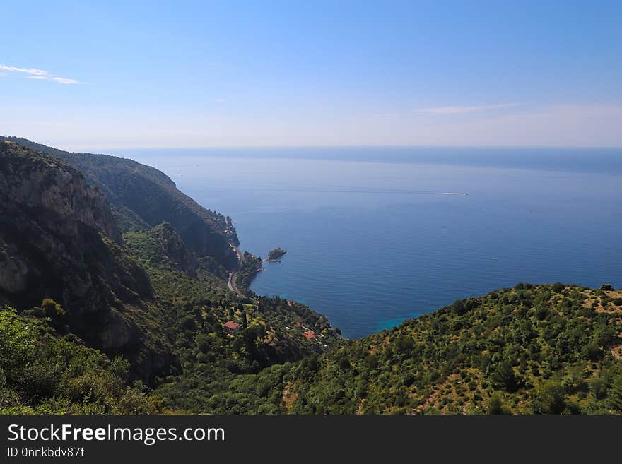 Coast, Sky, Sea, Headland