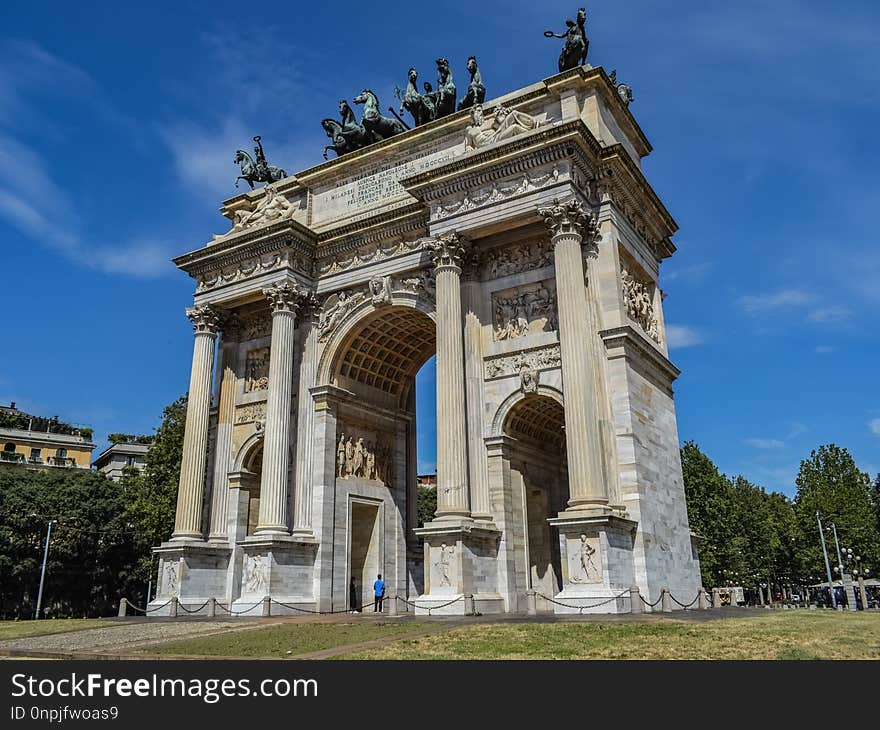 Arch, Historic Site, Triumphal Arch, Landmark