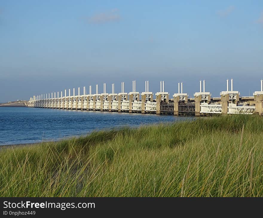 Sea, Fixed Link, Coast, Shore