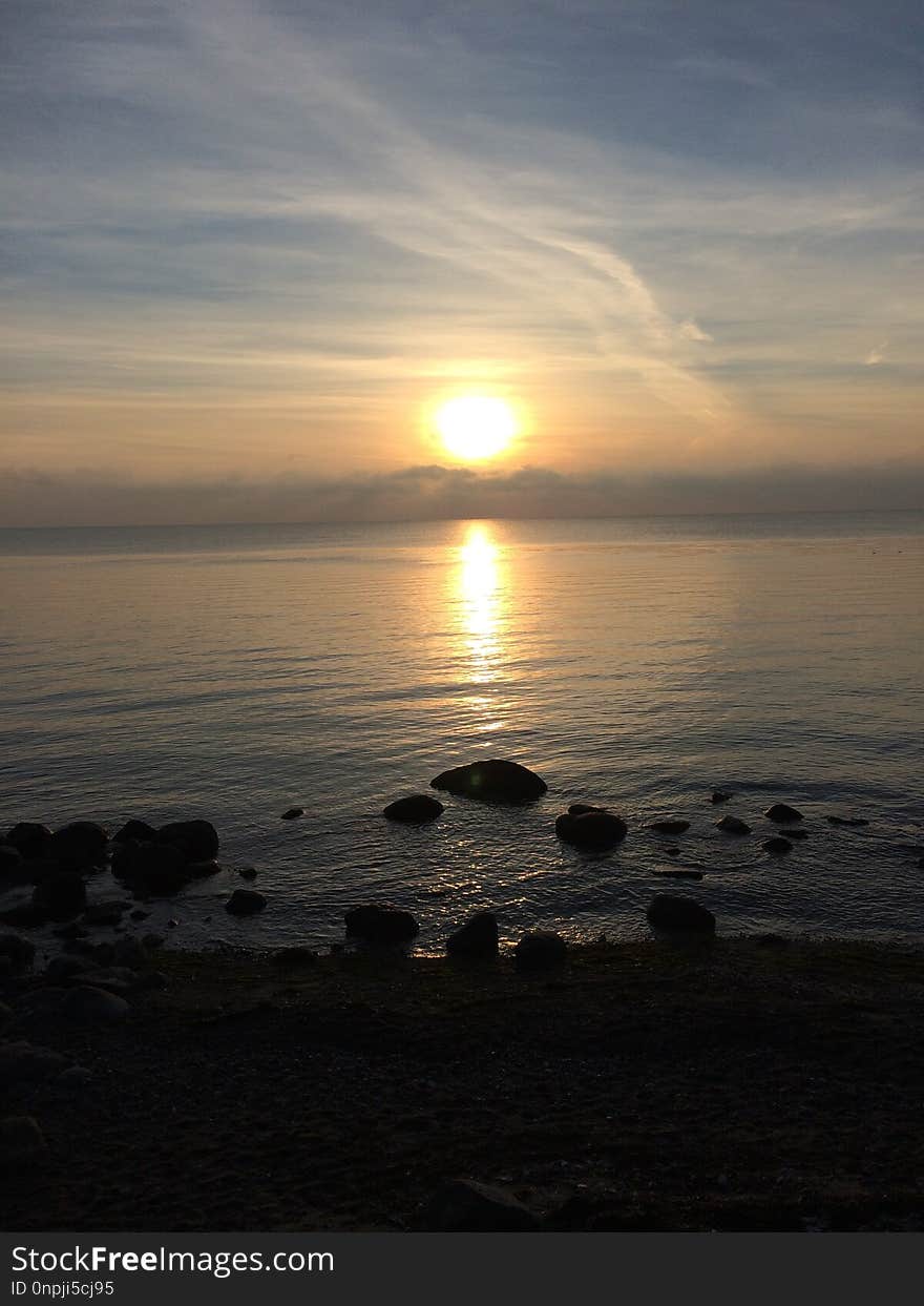 Sea, Horizon, Sky, Ocean