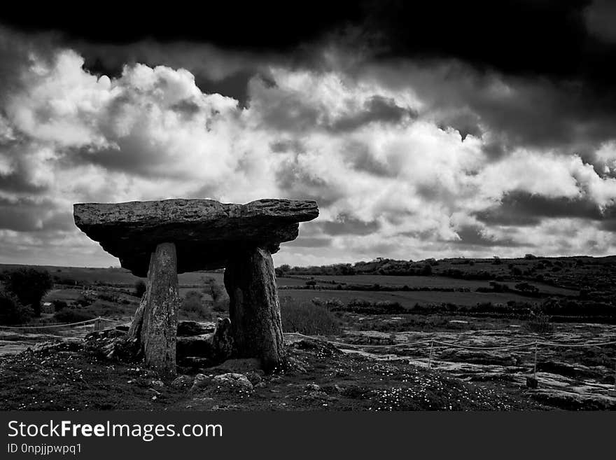 Sky, Cloud, Black And White, Monochrome Photography