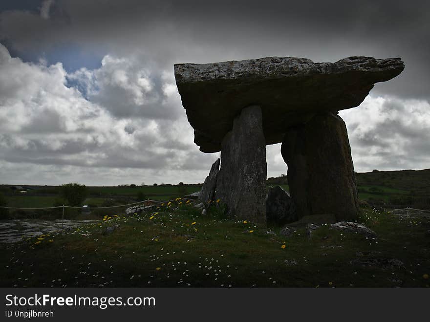 Sky, Cloud, Rock, Archaeological Site