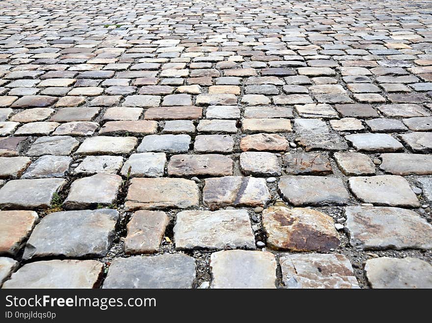 Cobblestone, Road Surface, Flagstone, Walkway