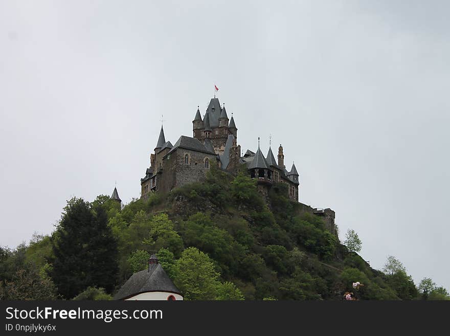 Castle, Sky, Building, Château