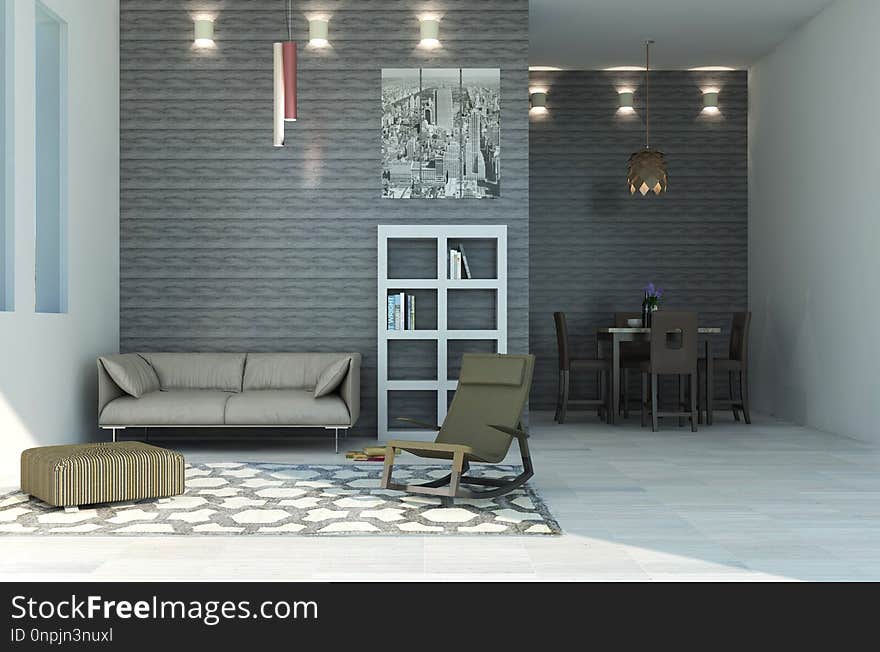 Wall, Living Room, Interior Design, Room