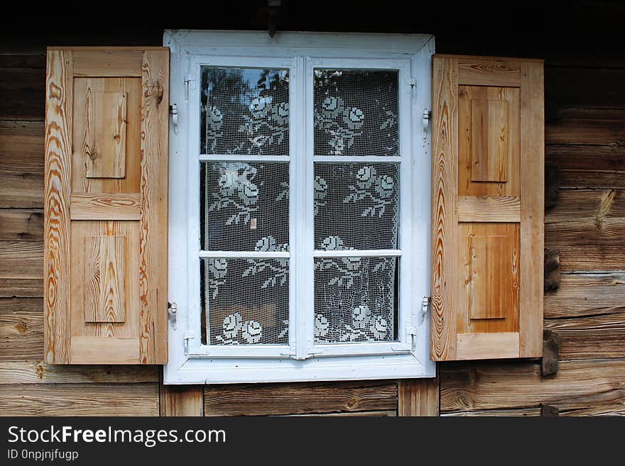 Window, Wood, Door, Wood Stain