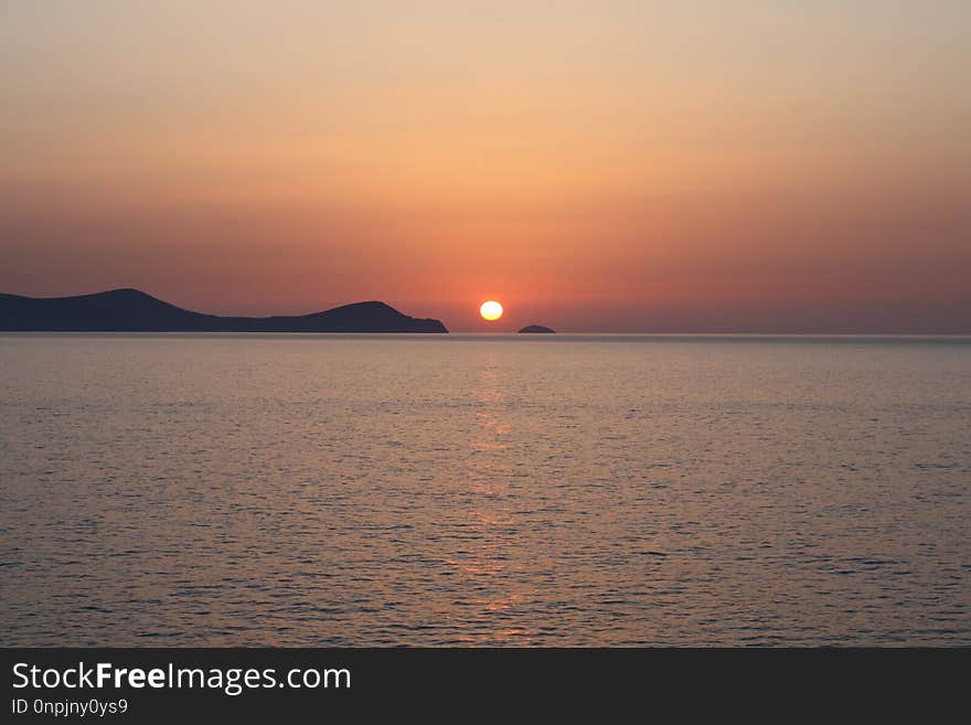 Horizon, Sea, Sky, Calm