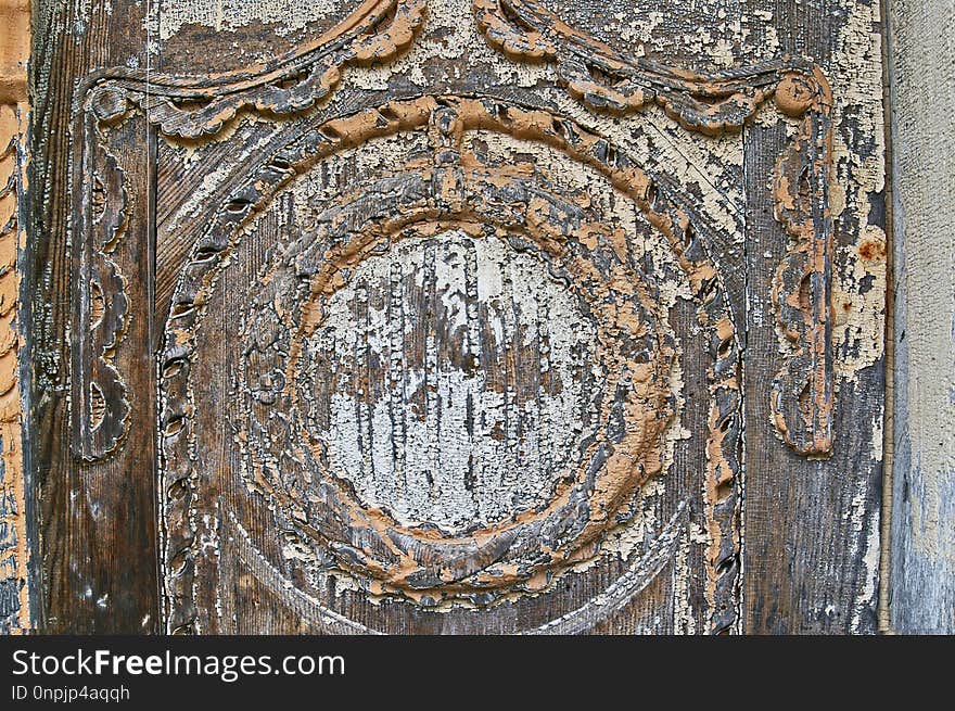 Wood, Carving, Tree, Stone Carving