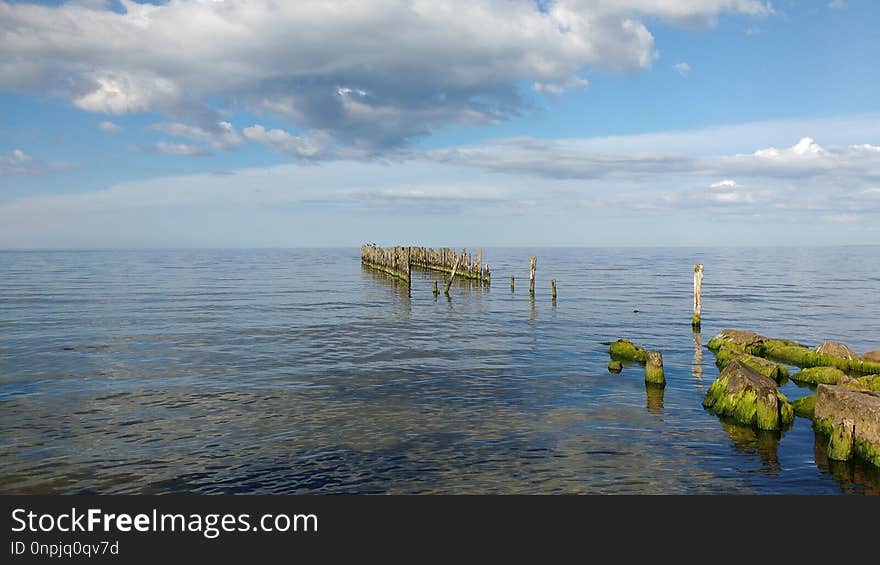 Sea, Sky, Horizon, Coast