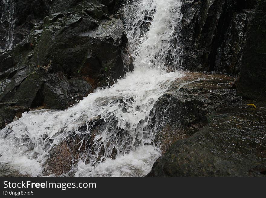 Waterfall, Water, Body Of Water, Watercourse