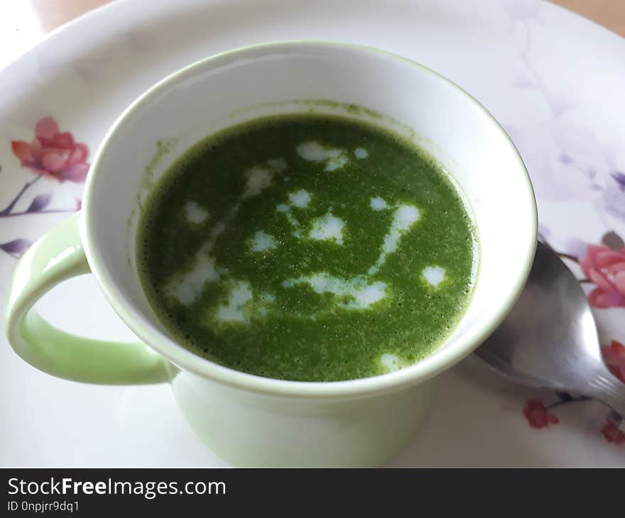 Dish, Soup, Leaf Vegetable, Vegetarian Food