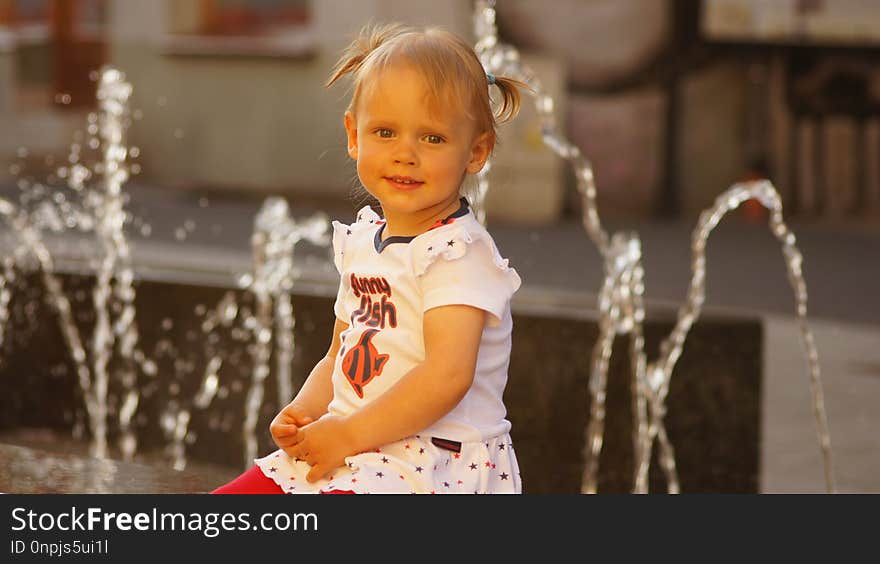 Child, Girl, Toddler, Smile