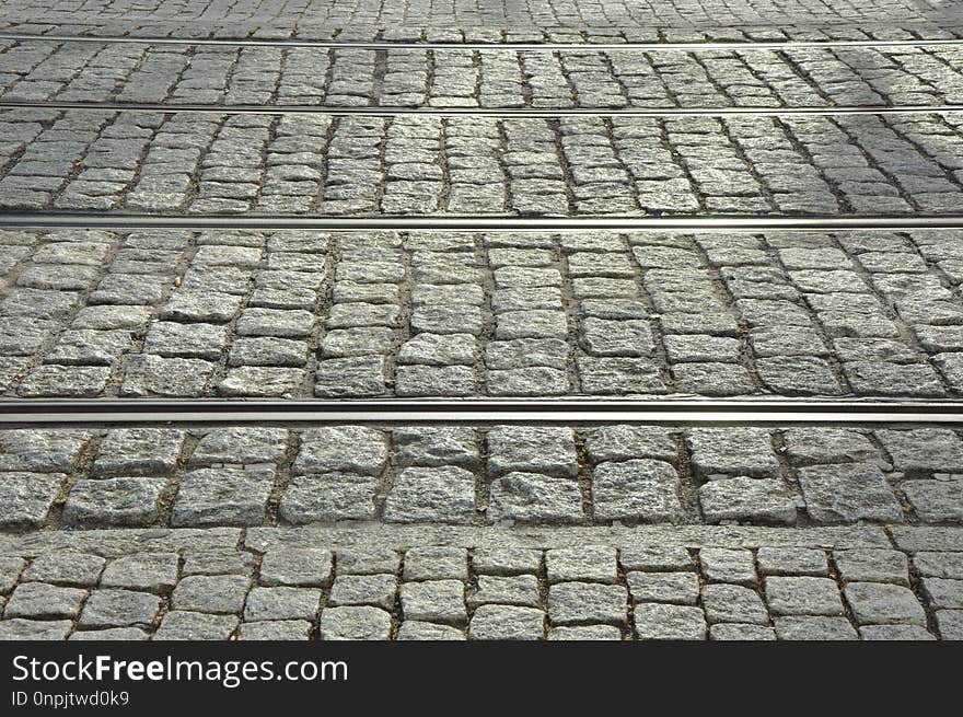 Cobblestone, Road Surface, Material, Pattern