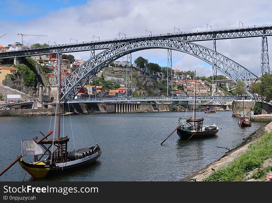 Bridge, Waterway, Water Transportation, River