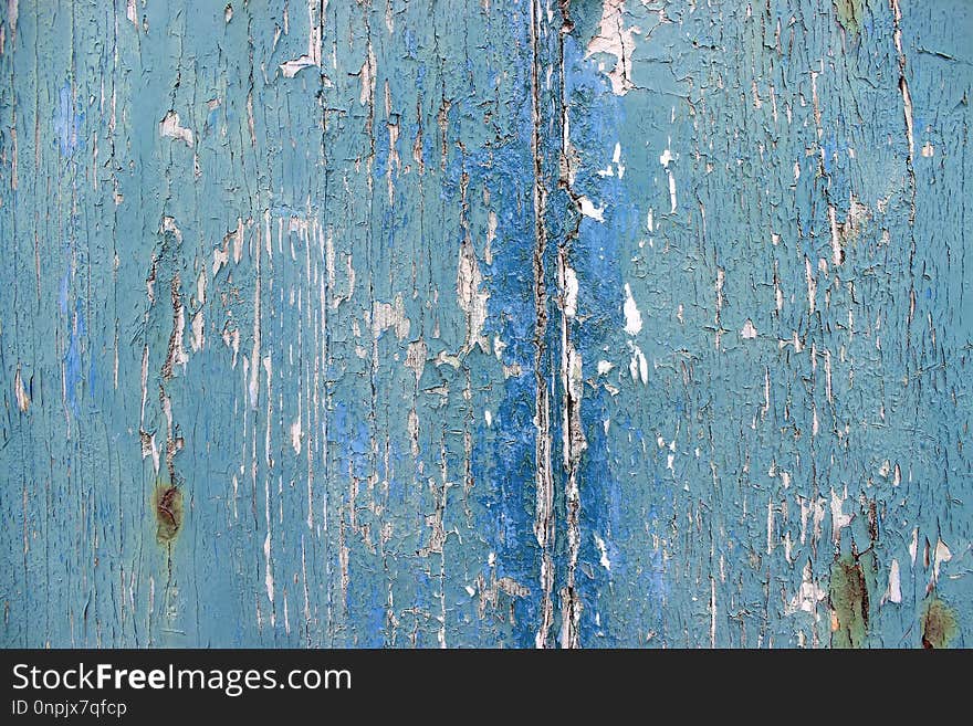 Blue, Water, Wood, Rust