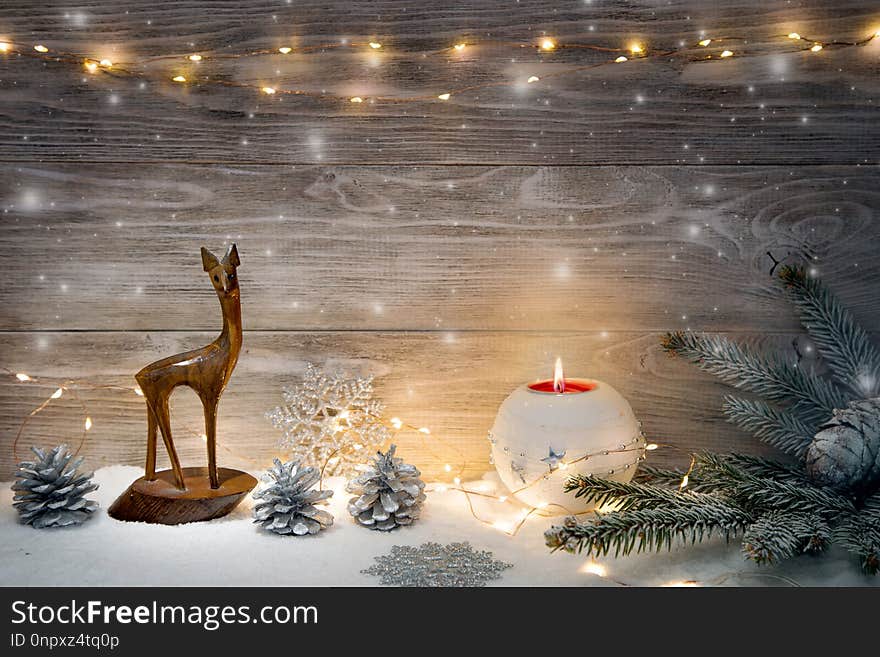 Image with christmas decorations