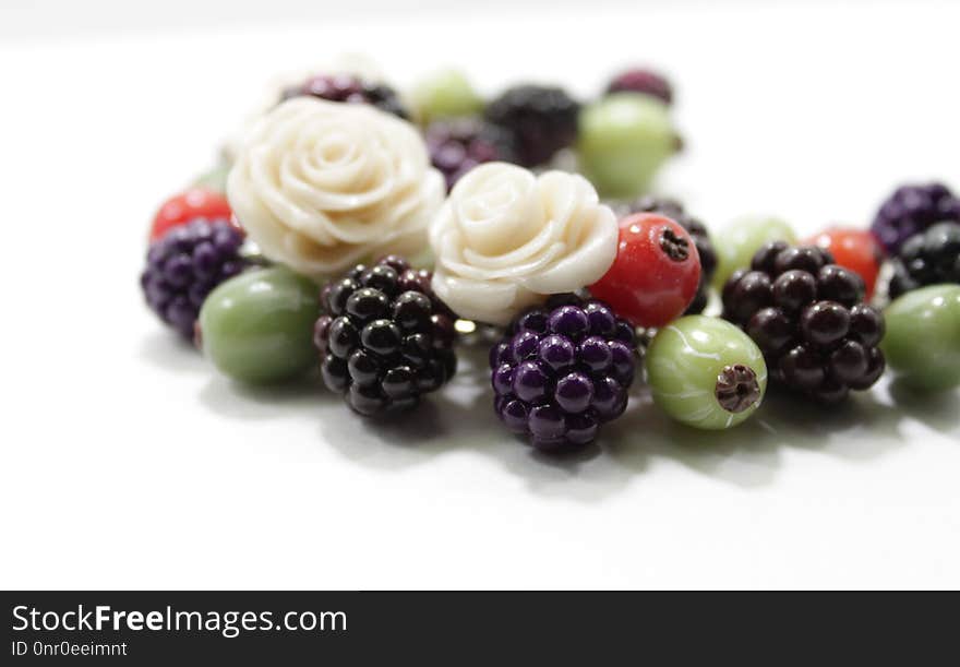 Fruit, Blackberry, Bead, Frutti Di Bosco