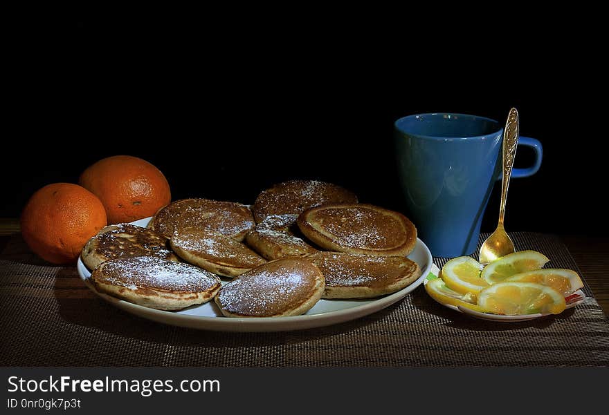 Still Life Photography, Still Life, Breakfast, Powdered Sugar