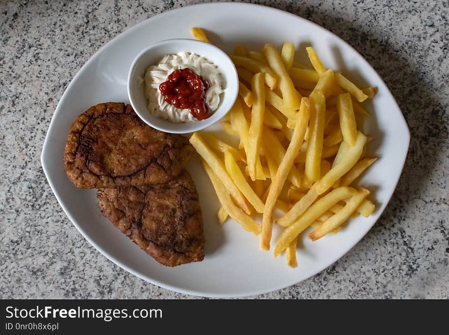 Fried Food, Dish, French Fries, Kids Meal