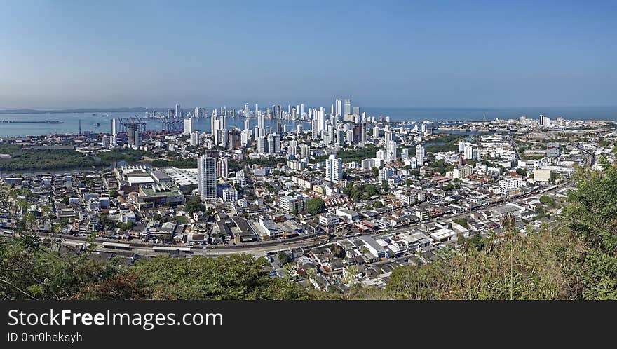 City, Metropolitan Area, Urban Area, Bird's Eye View