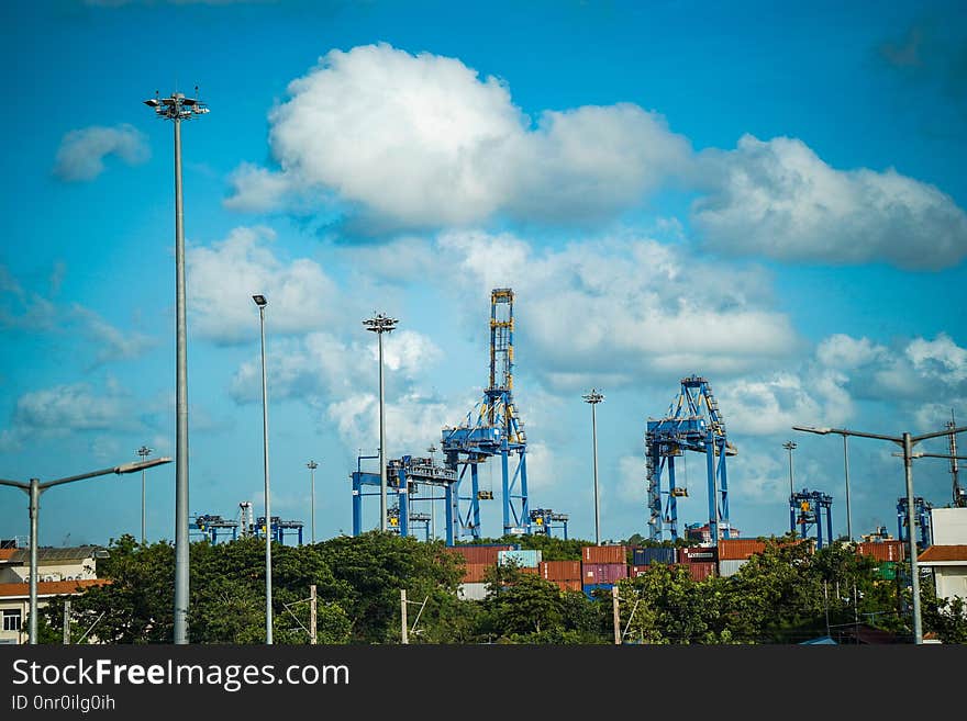 Sky, Cloud, Daytime, Industry