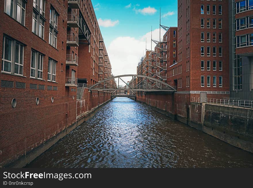 Waterway, Water, Reflection, Canal