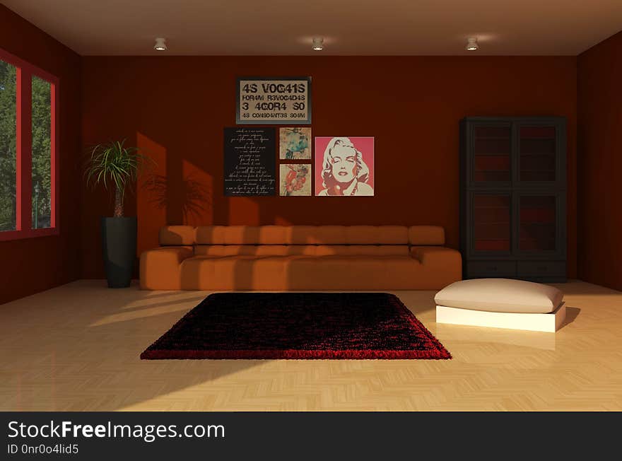 Room, Interior Design, Wall, Living Room