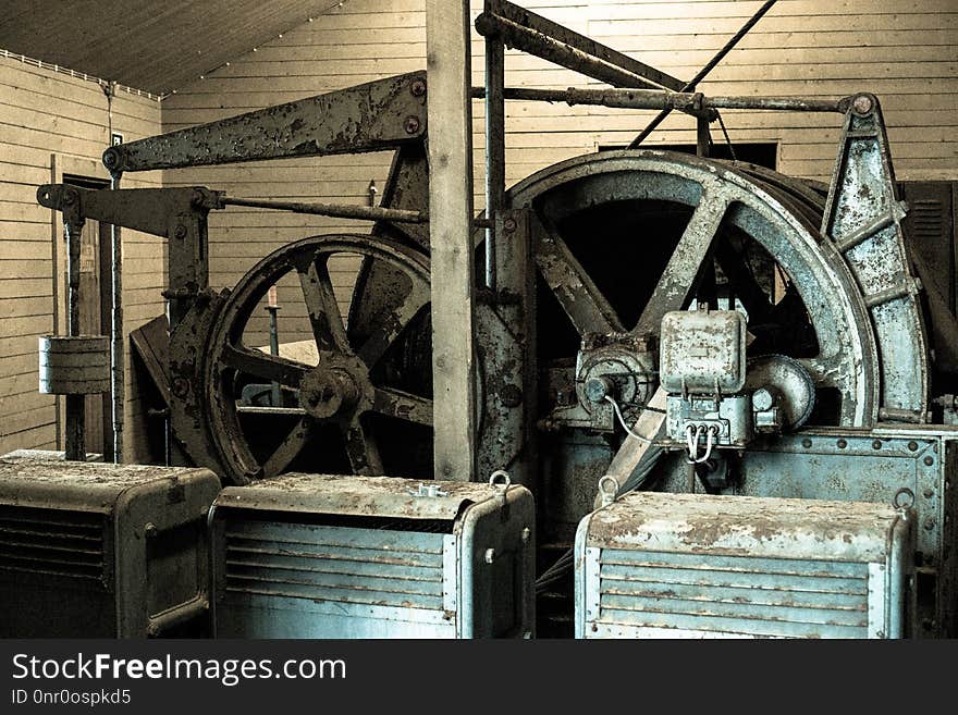 Iron, Wood, Wheel, Industry