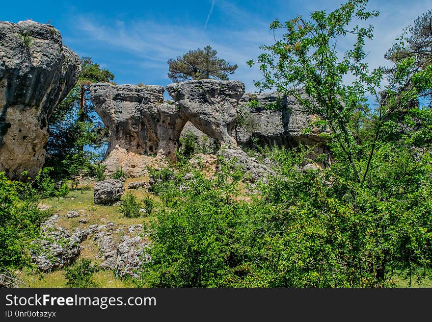 Vegetation, Rock, Nature Reserve, Sky