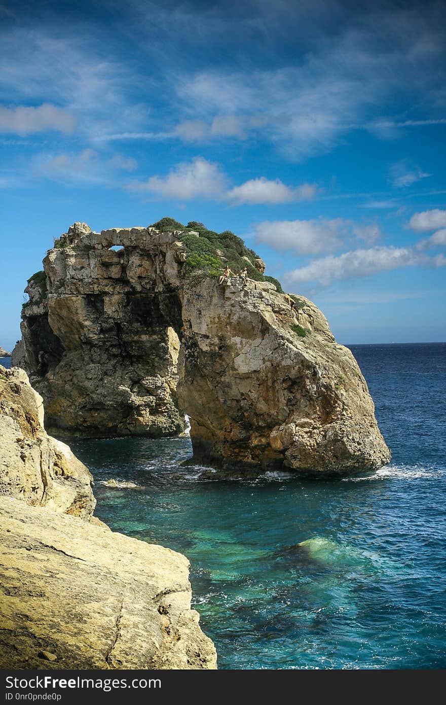 Sea, Coast, Sky, Rock