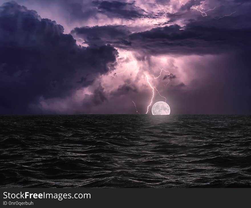 Sea, Body Of Water, Horizon, Sky