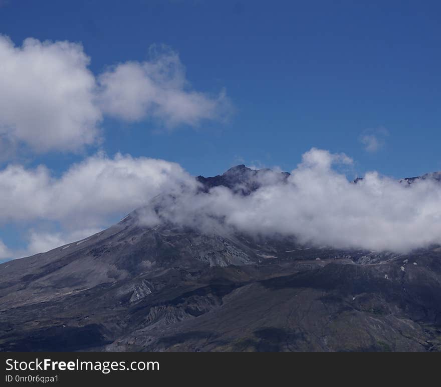 Sky, Cloud, Mountainous Landforms, Mountain