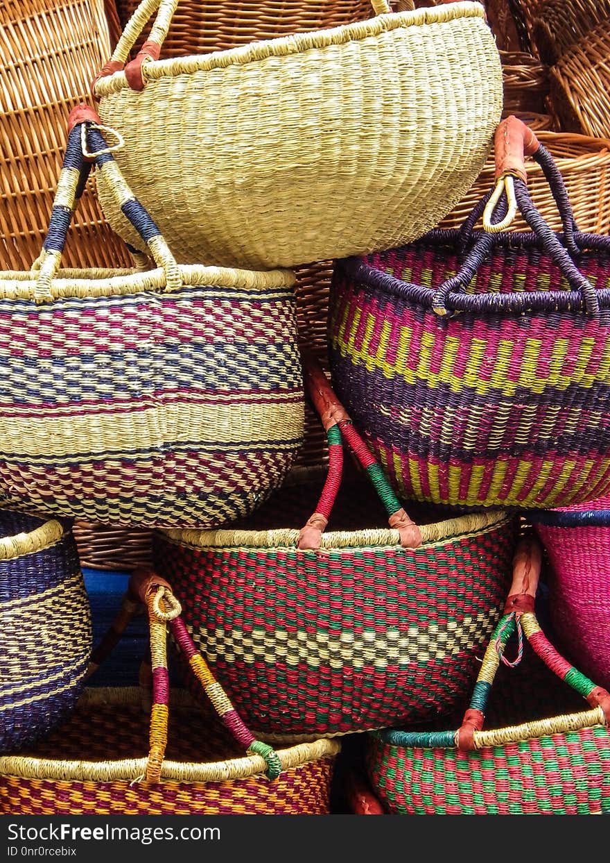 Basket, Pattern, Rope