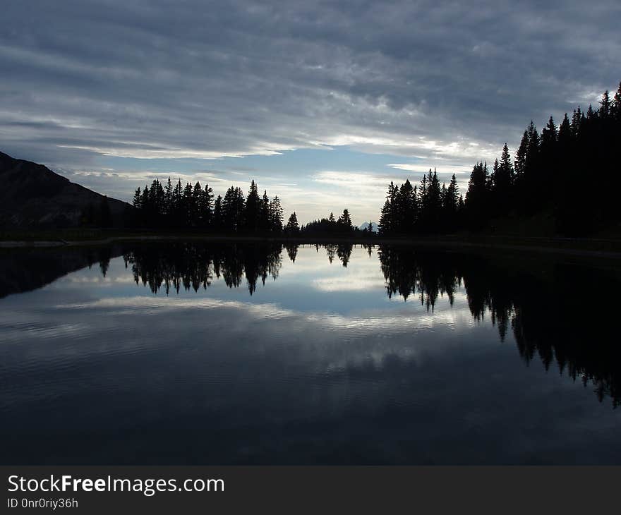 Reflection, Water, Sky, Nature