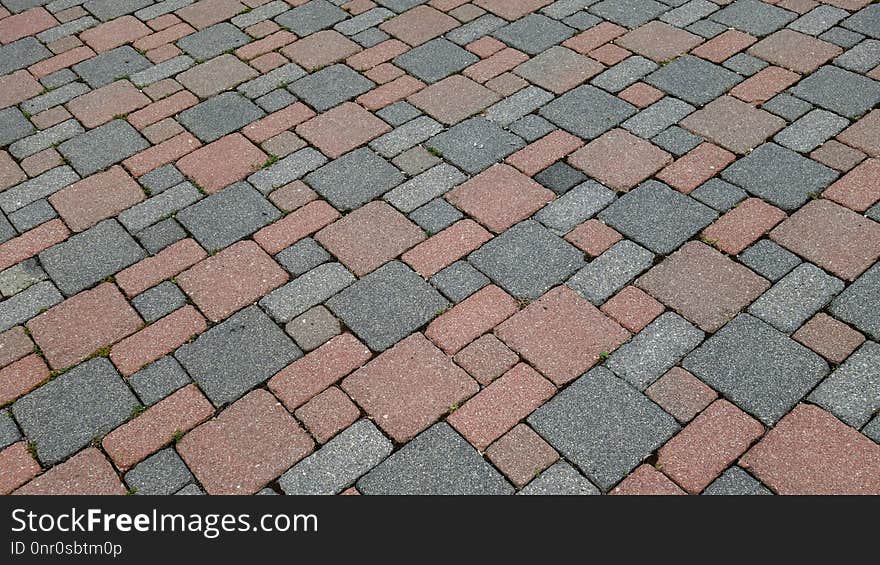 Brickwork, Cobblestone, Brick, Road Surface