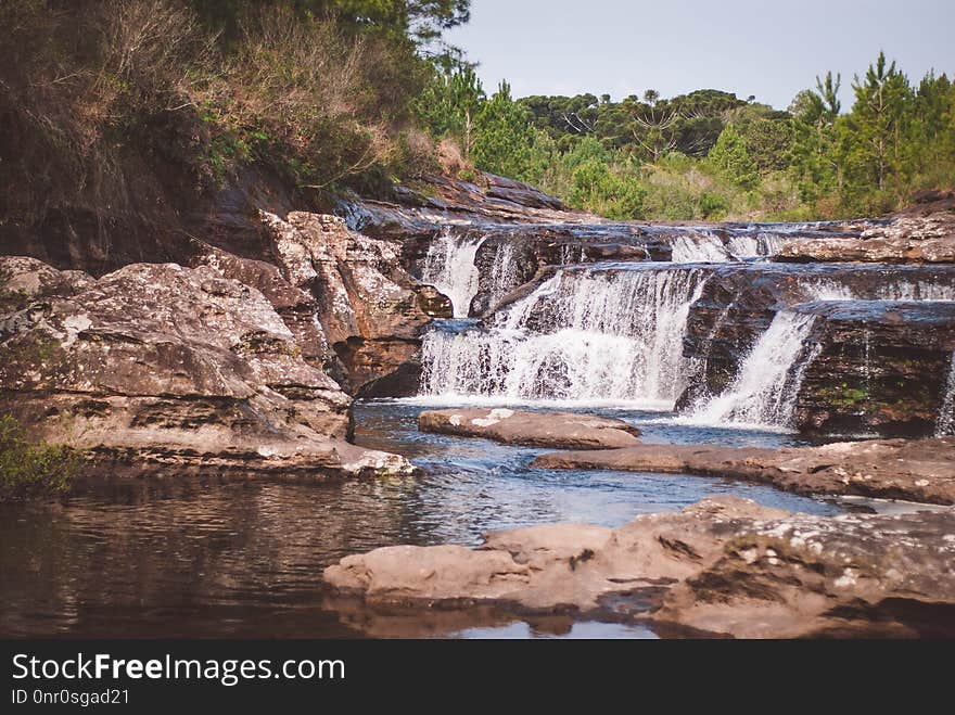 Water, Waterfall, Body Of Water, Water Resources