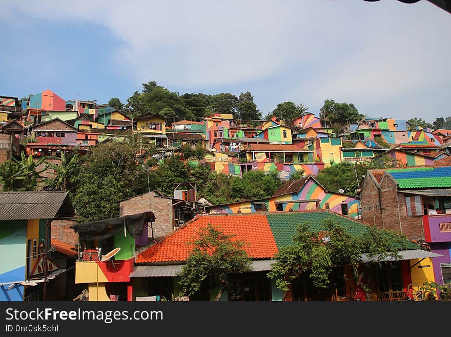 Town, City, Neighbourhood, Sky