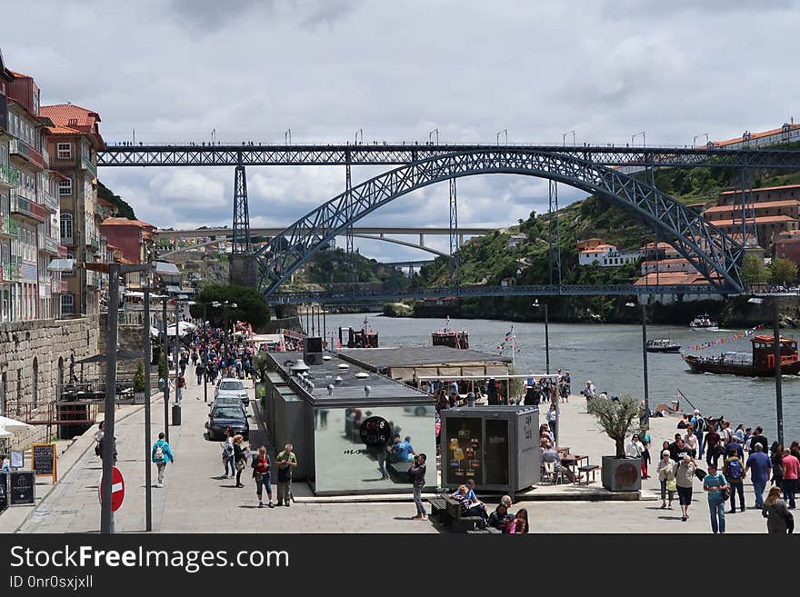 Bridge, Waterway, Town, Transport